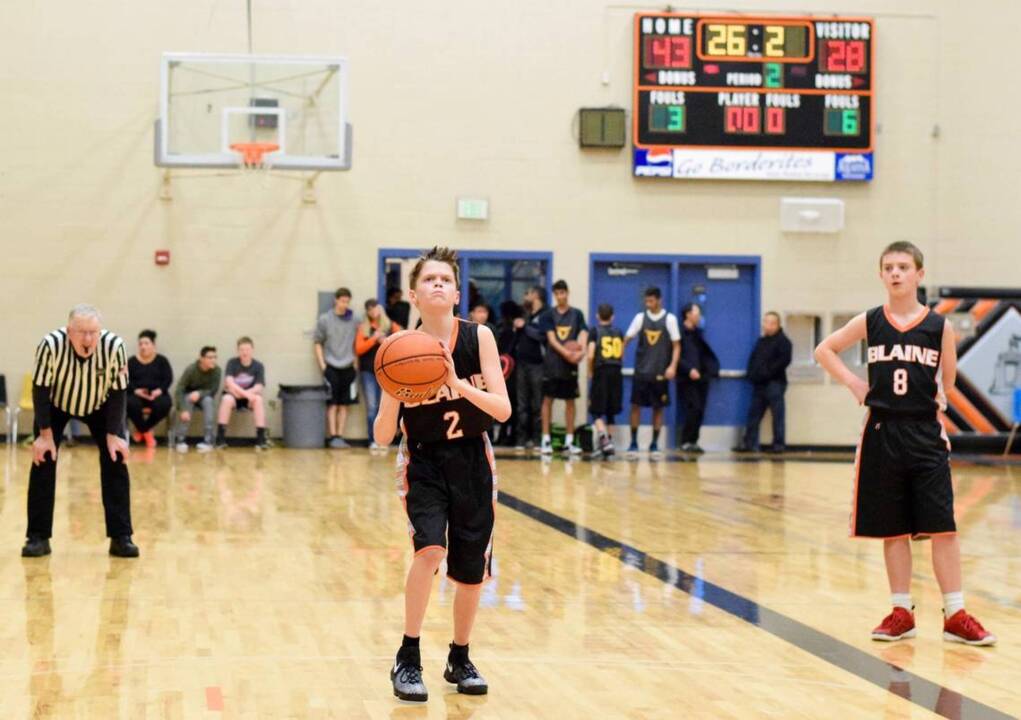 Watch this Blaine 12-year-old hit two halfcourt shots for his AAU team 