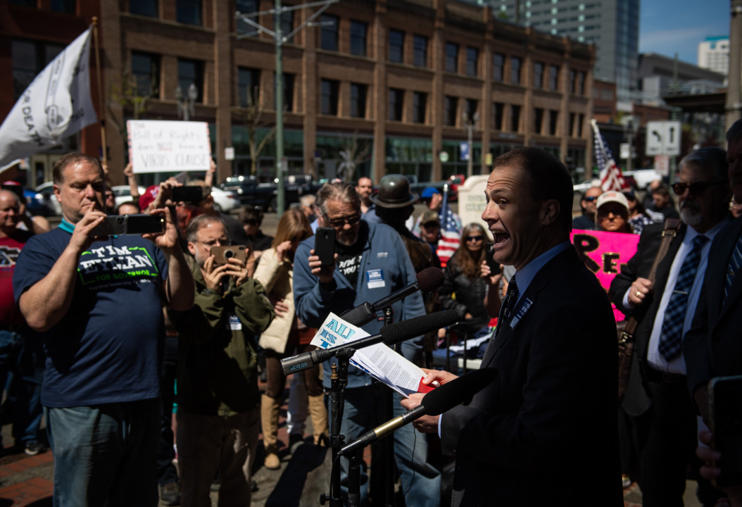 Eyman lawsuit calls Gov. Inslee’s COVID-19 shutdown orders unconstitutional