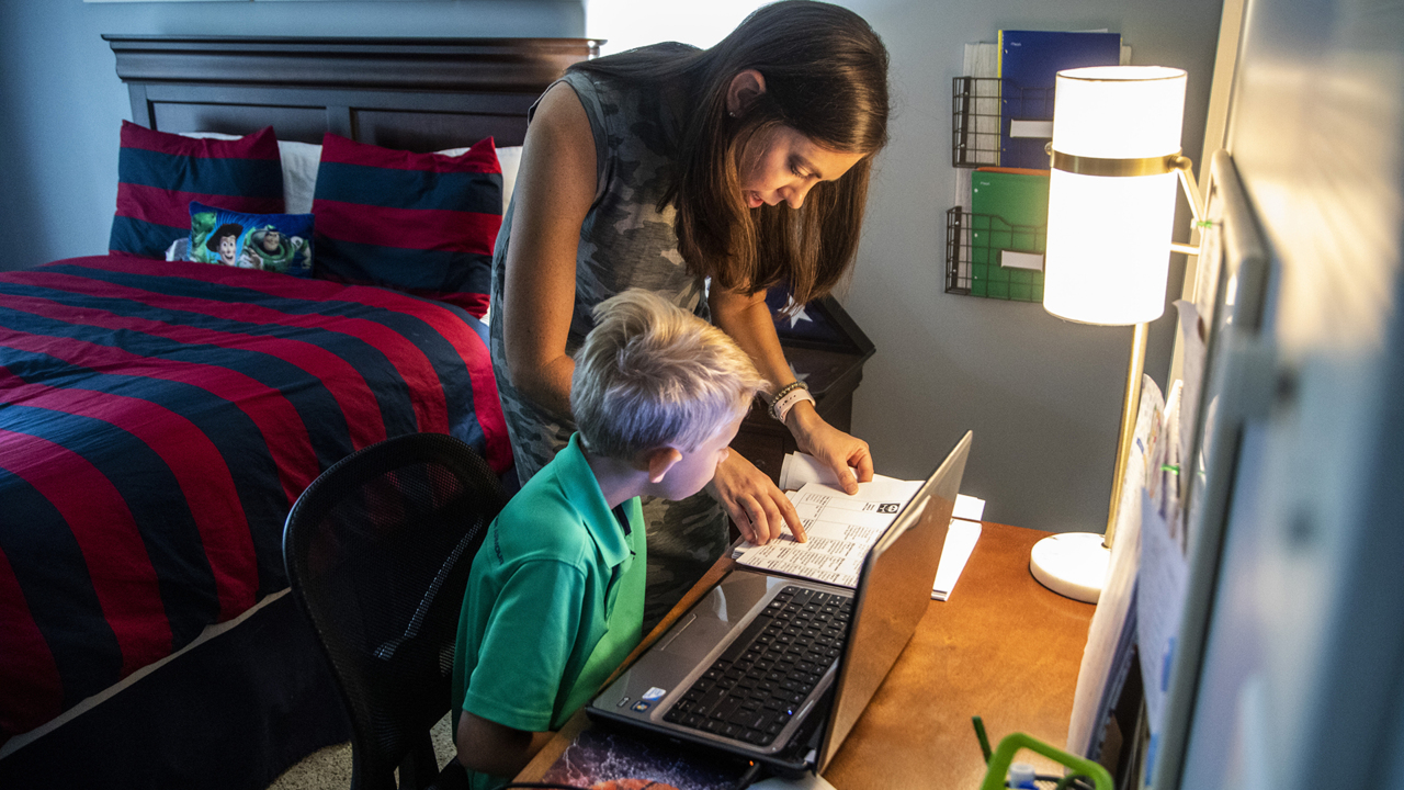 Cary family frustrated with online-only classes