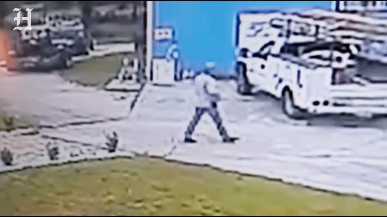 Squirrel attacks man