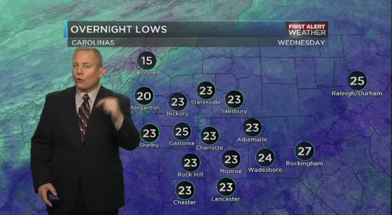 WBTV First Alert Weather forecast for 01.12.16