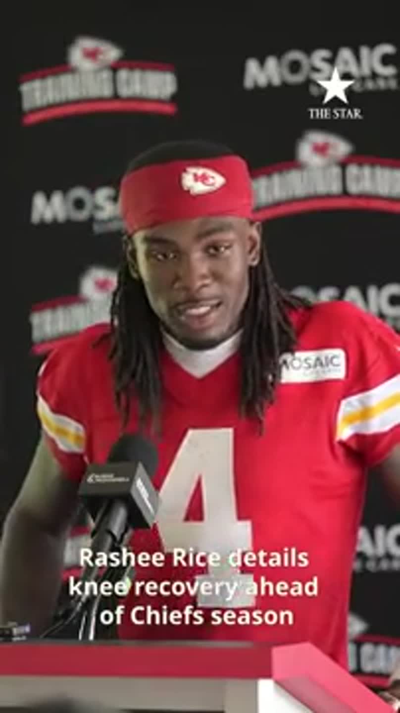 Chiefs' Rashee Rice breaks down his knee rehab
