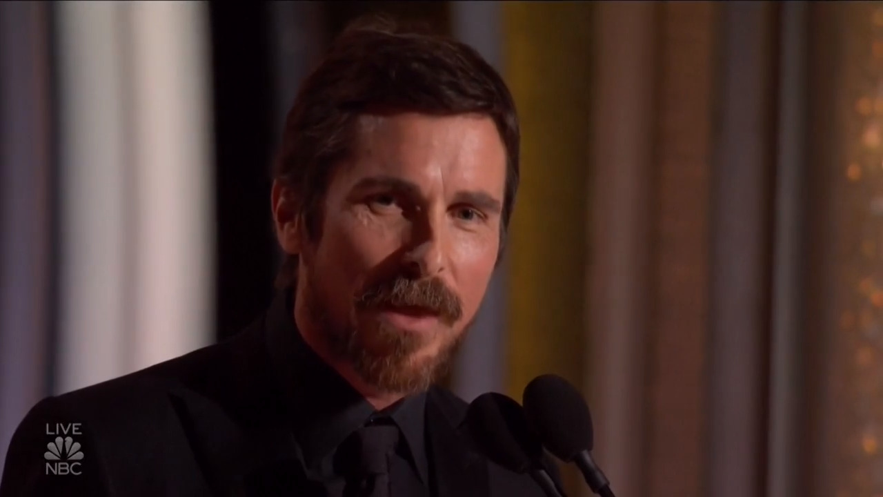 Christian Bale thanks Satan in Golden Globes acceptance speech