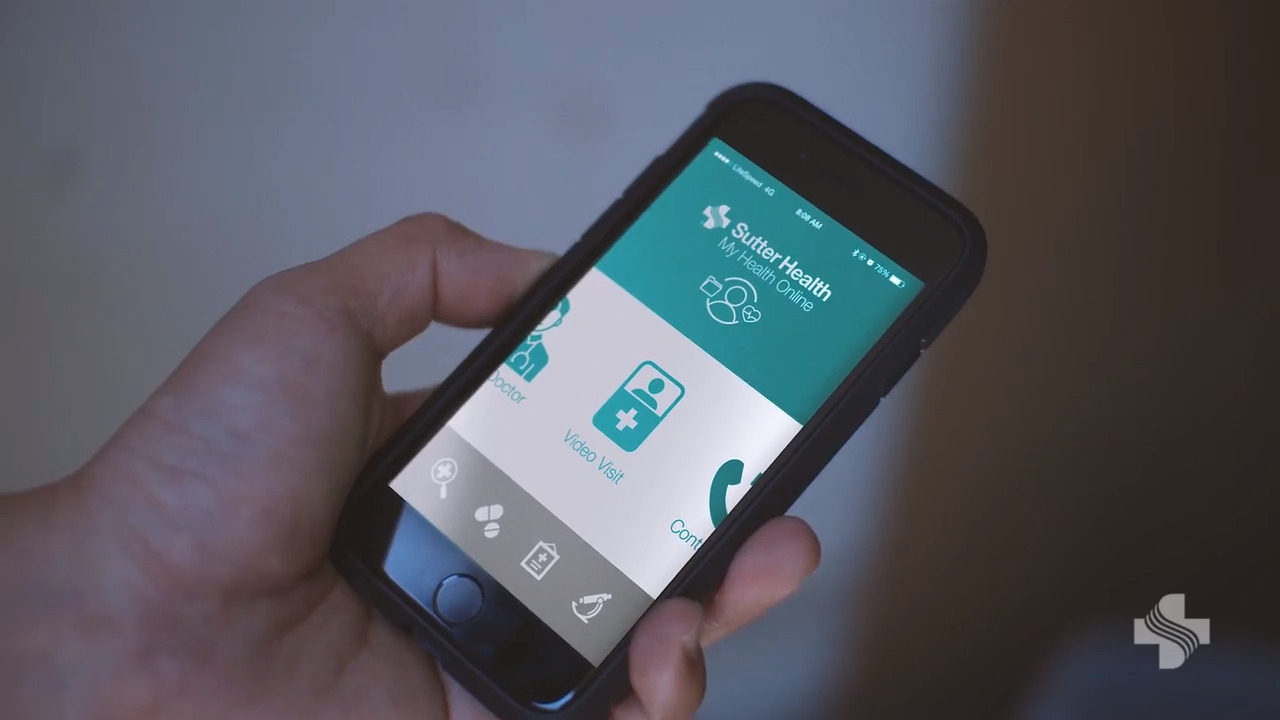 How Sutter Health patients use an app for a virtual doctor’s appointment