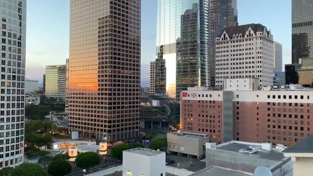 Meteor-like object from film shoot gets Los Angeles looking up