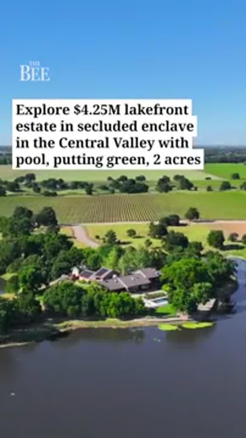 Secluded and magnificent, check out Lodi area lakefront estate for $4.25M