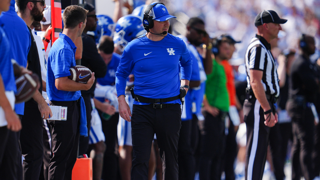 Will Stein on his first Kentucky football road trip