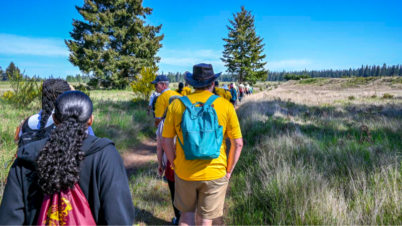 Walking the Nisqually Tribe's annual Honor Walk (video)