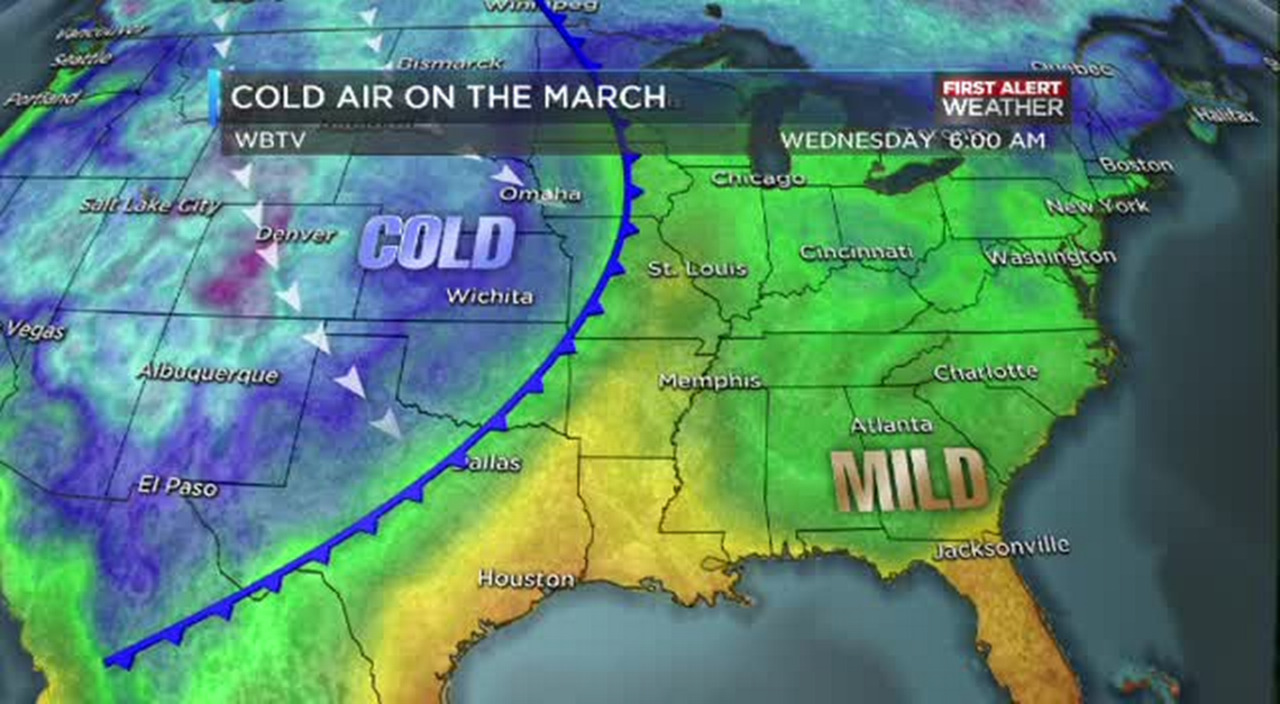 WBTV First Alert Weather forecast for 12.16.15