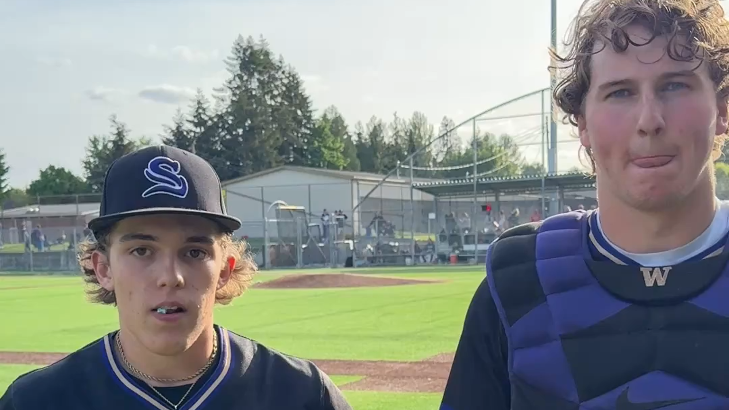 Sumner pitcher Brody Santman, catcher Evan Hellner discuss trip to 4A state tournament semifinals