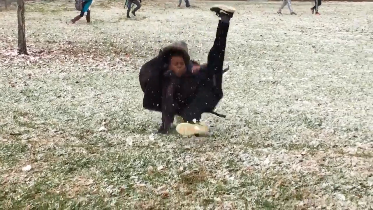 11-year-old hilariously trips on way to car every day after school