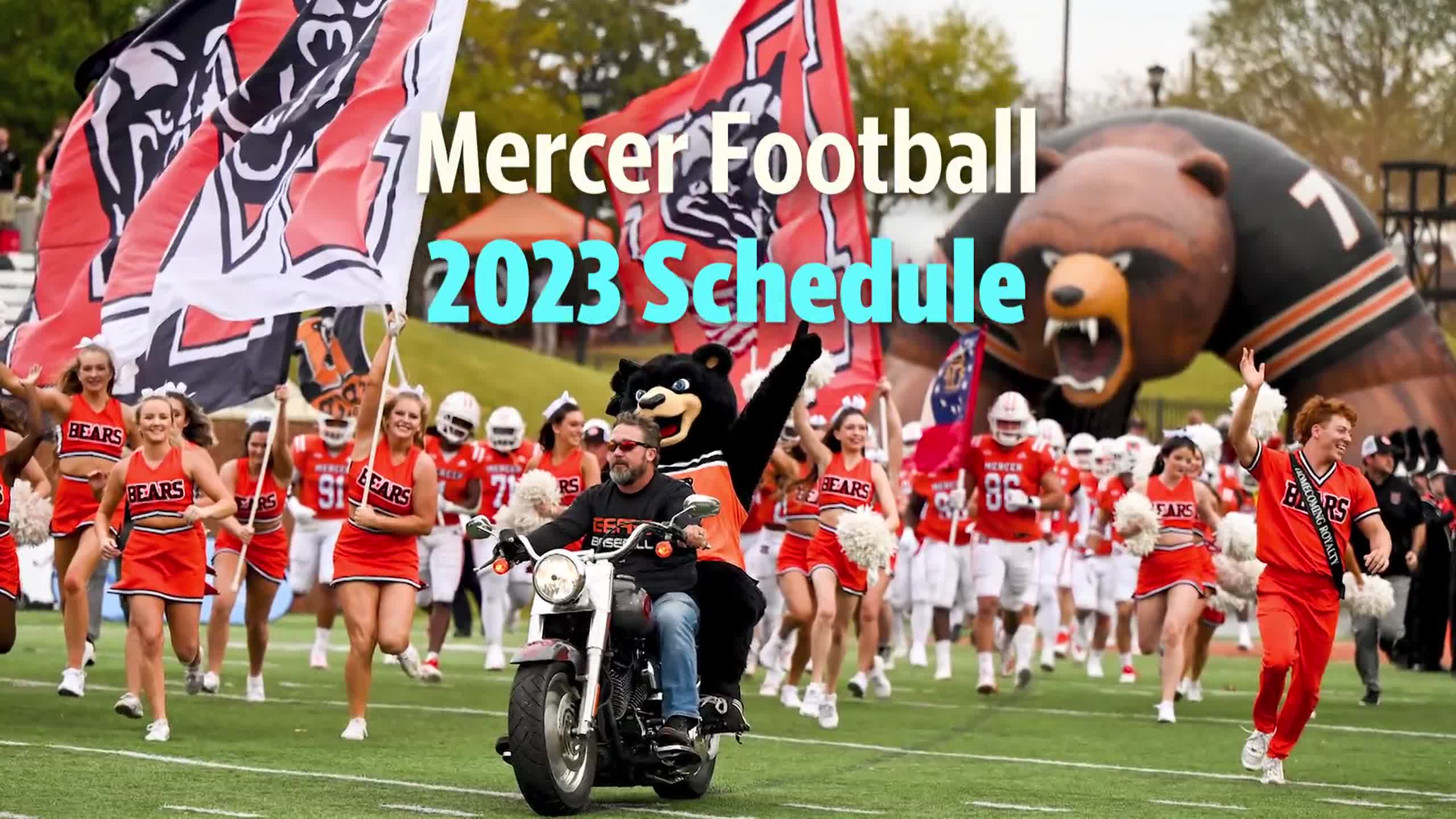 Video: Take a look at Mercer’s 2023 football schedule