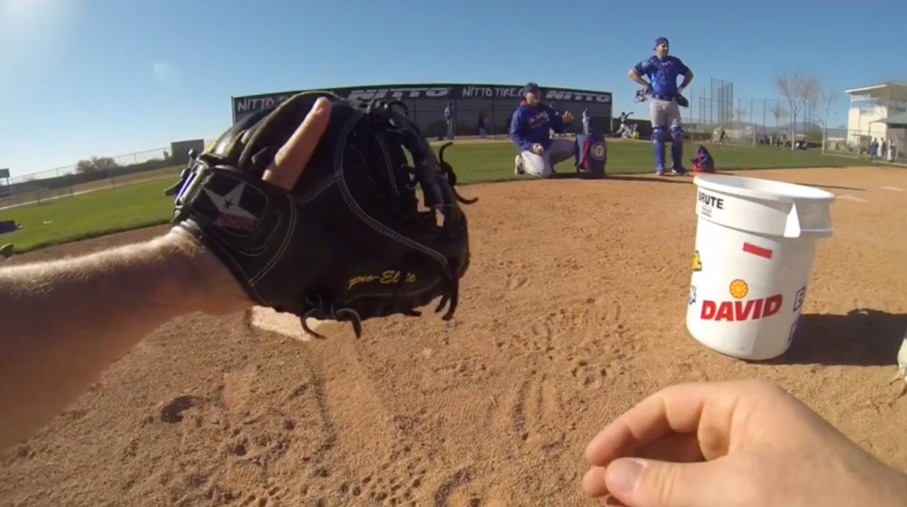 See what a Major League catcher sees