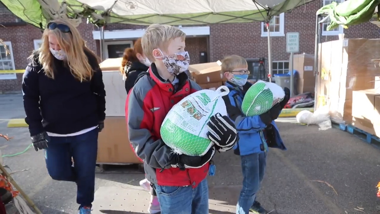 “There is no joy like giving.” Boise Rescue Mission turkey giveaway