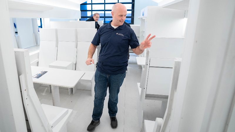 See inside a high-speed train mock up that could transform travel in California