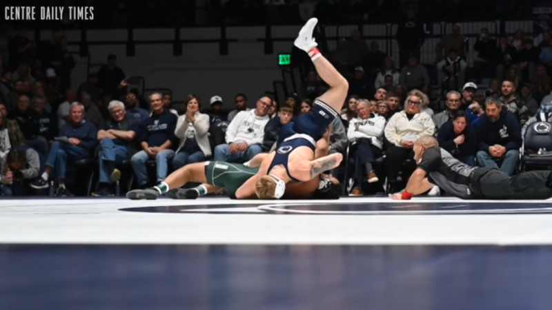 See some of the Penn State pins in the shutout win over Michigan State
