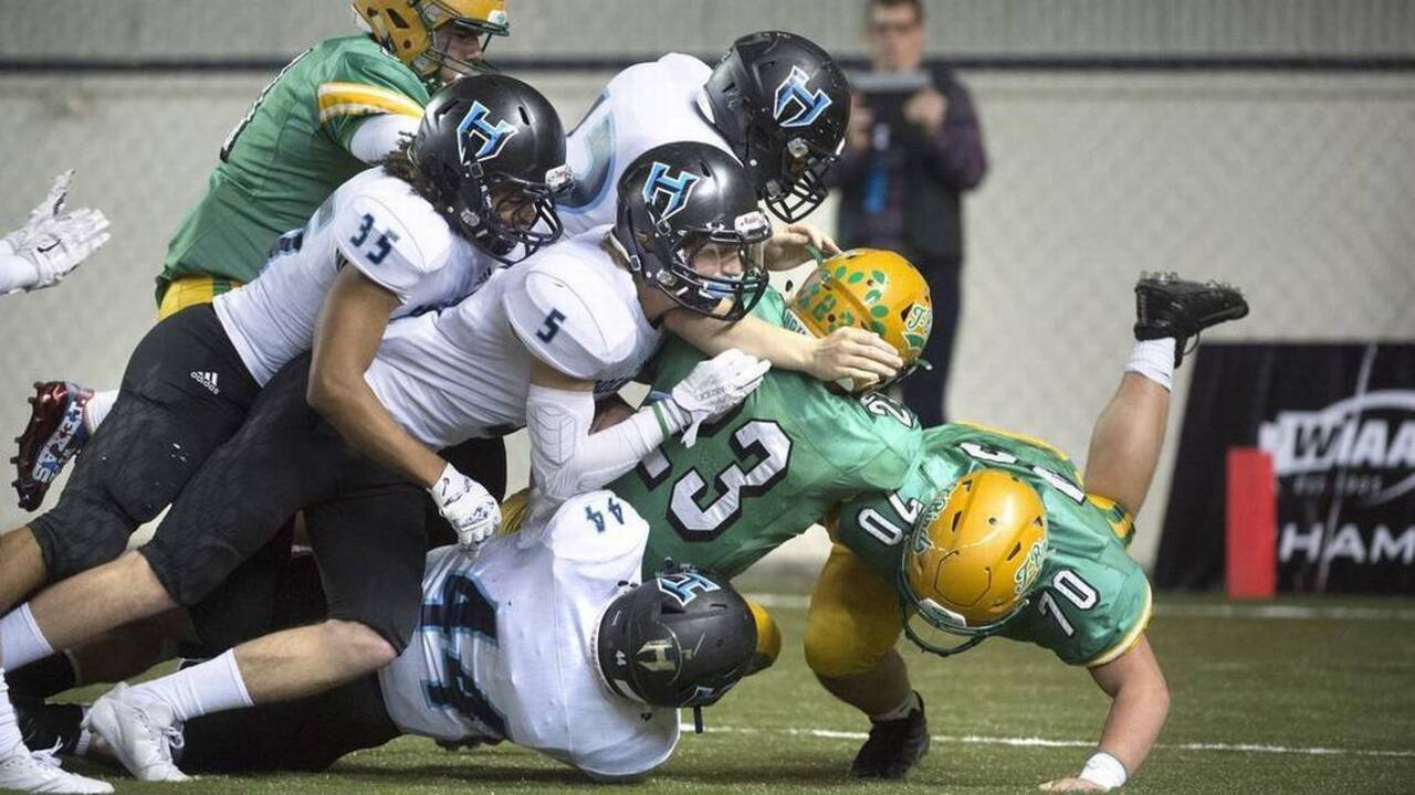 Highlights as Canon Racanelli, Hockinson rally to beat Tumwater for 2A ...