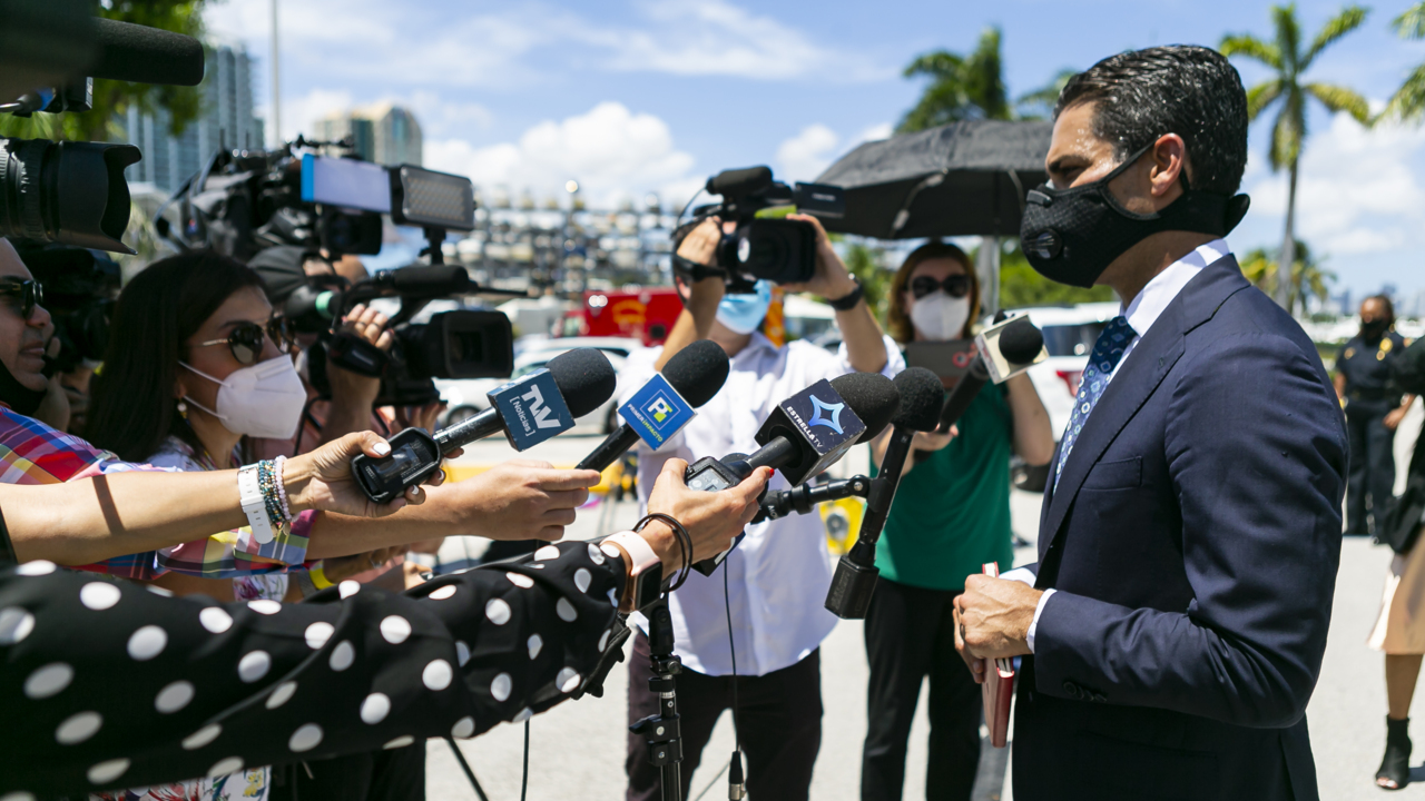 Mayor Francis Suarez announces face mask enforcement to fight rising COVID-19 numbers