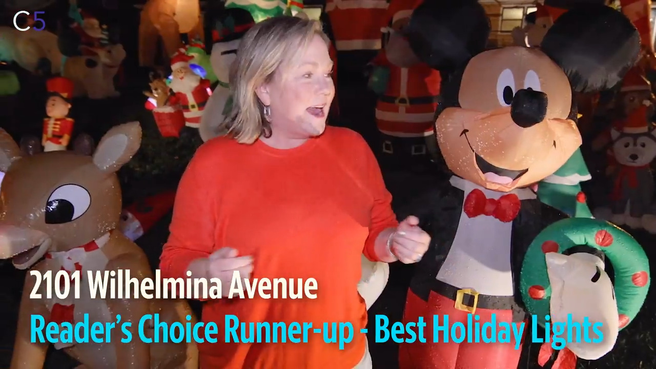 CharlotteFive’s Readers’ Choice Christmas Lights Runner-up