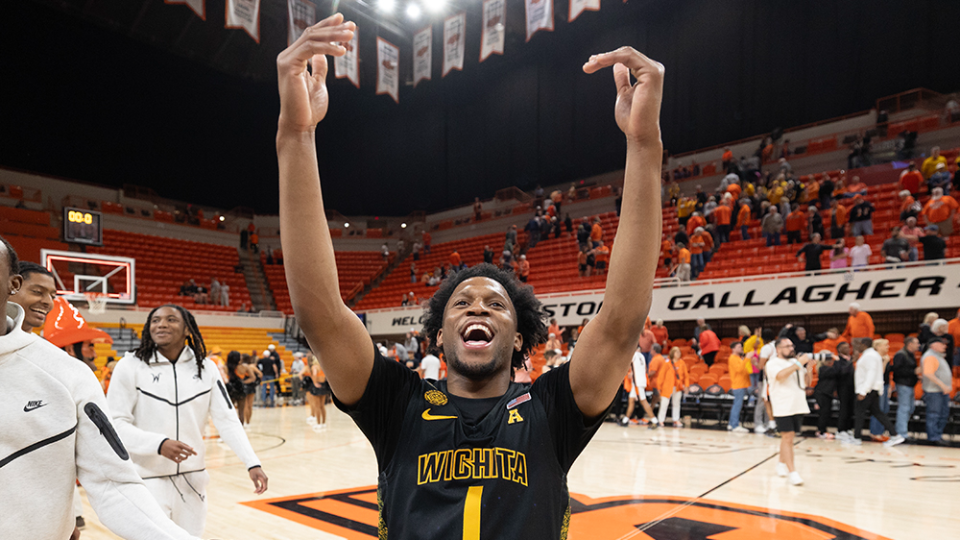 Shockers run Oklahoma State off home floor, advance to NIT regional final