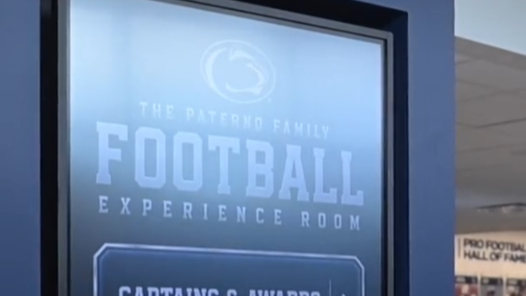 See inside the new Paterno Family Football Experience Room