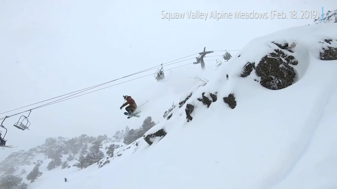 ‘Pretty epic:’ The exhilaration of bombing down ski runs in 500 inches of total snowfall