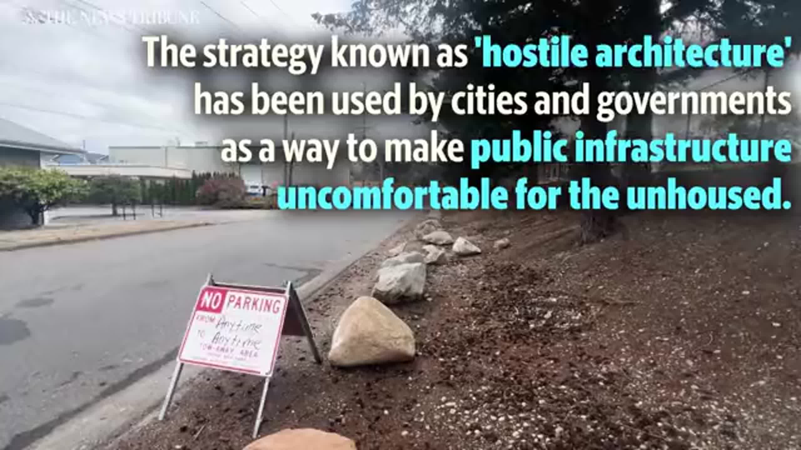 In controversial move, Tacoma to review use of rocks to hinder homeless camps