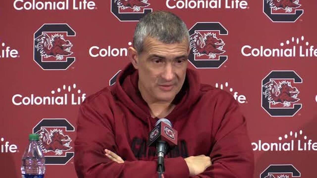 Frank Martin previews Final Four game vs. Gonzaga