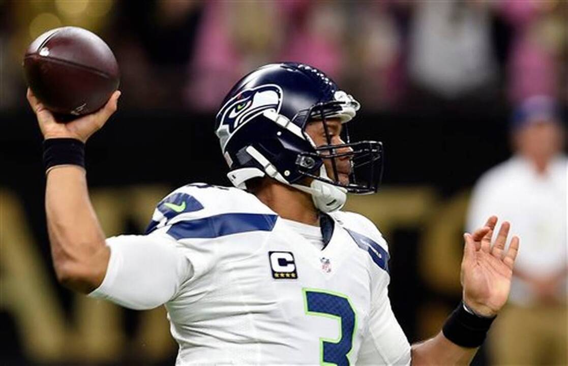 Russell Wilson on Seahawks' last play into end zone in loss to Saints: "It was close"