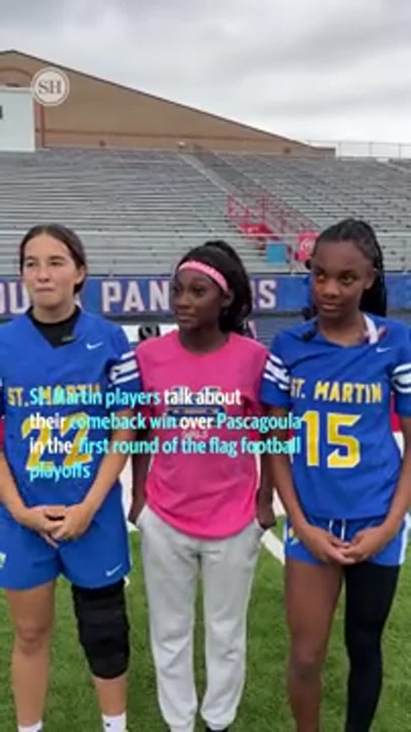 St. Martin flag football wins over Pascagoula in first round of playoffs