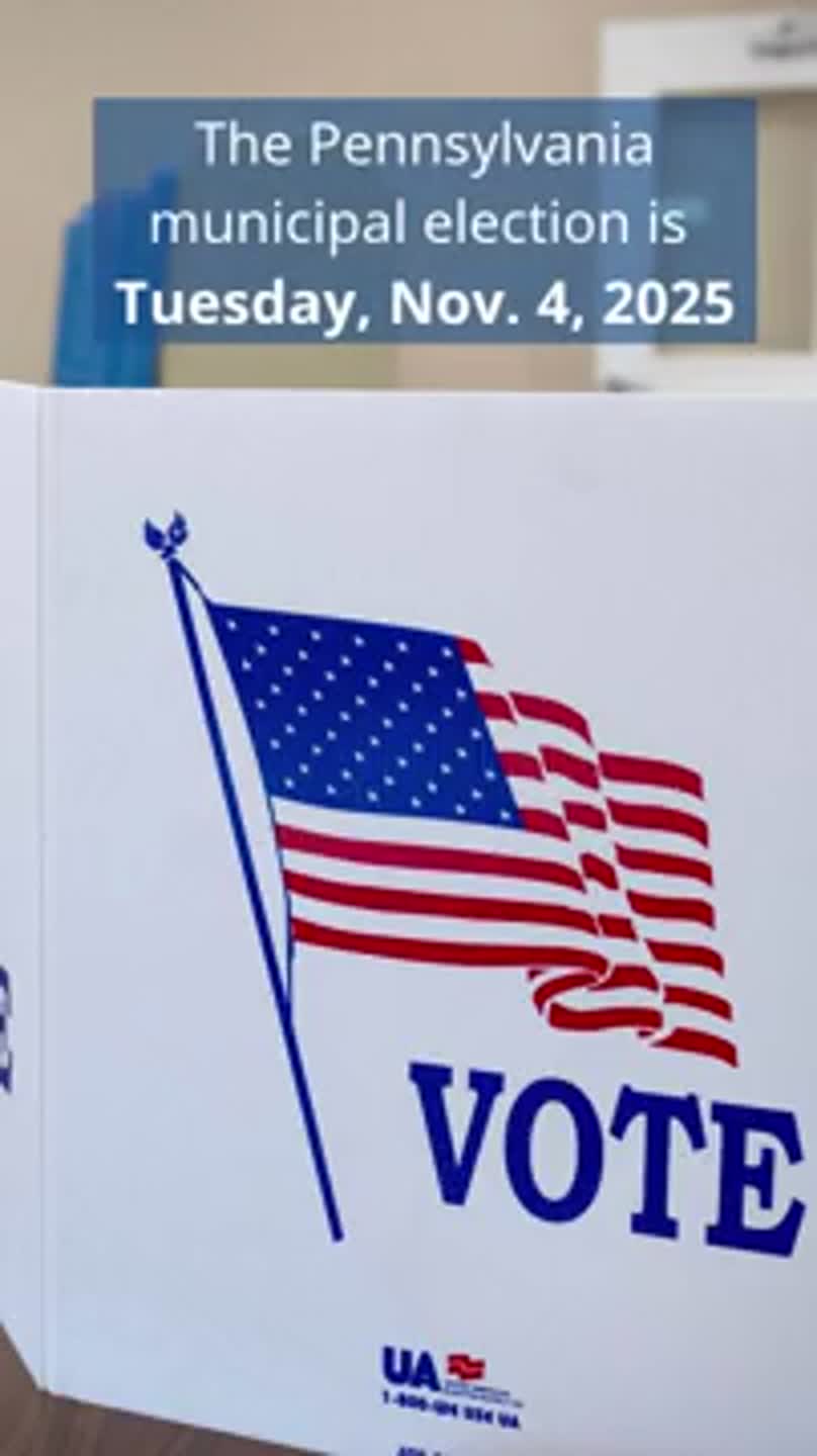 Voter information for the Pennsylvania municipal election on Nov. 4, 2025