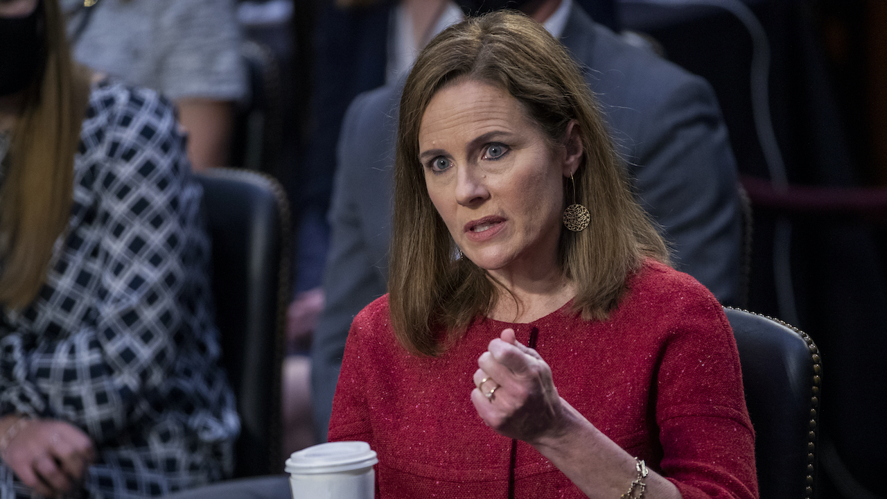 ‘I can’t pre-commit’ on Roe v. Wade, Barrett says during confirmation hearing