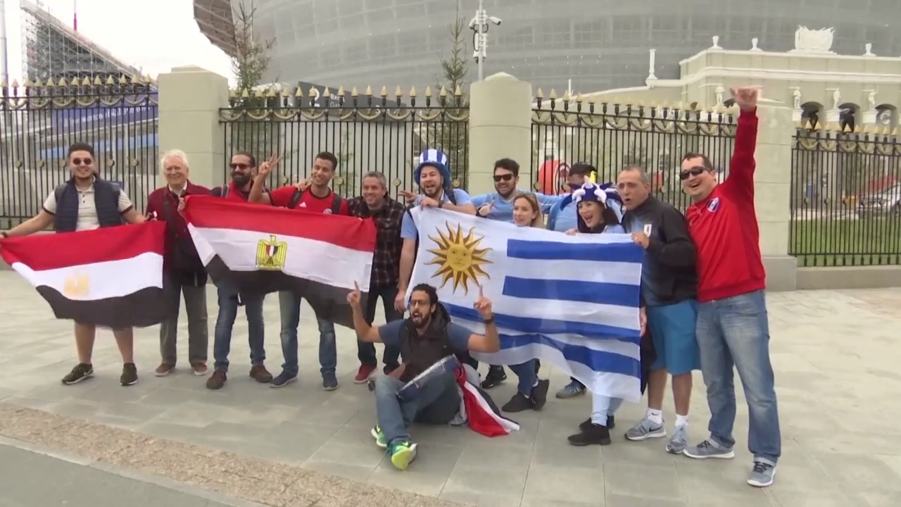 Fans from around the globe flock to Russia for 2018 World Cup