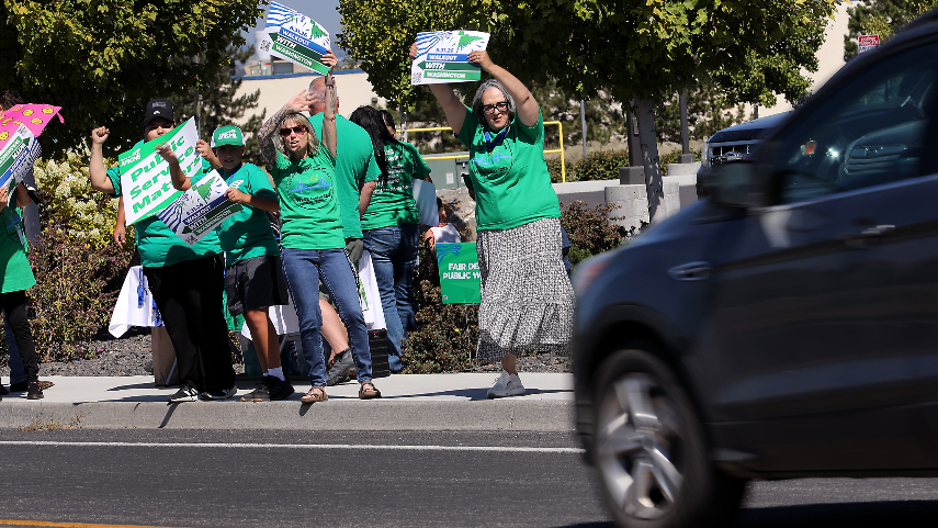 Walkout With Washington, rally by state employees