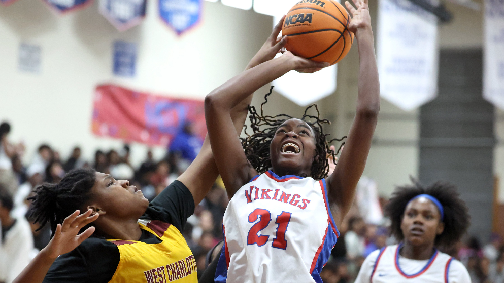 WATCH: North Meck's Mena Johnson talks West Charlotte win