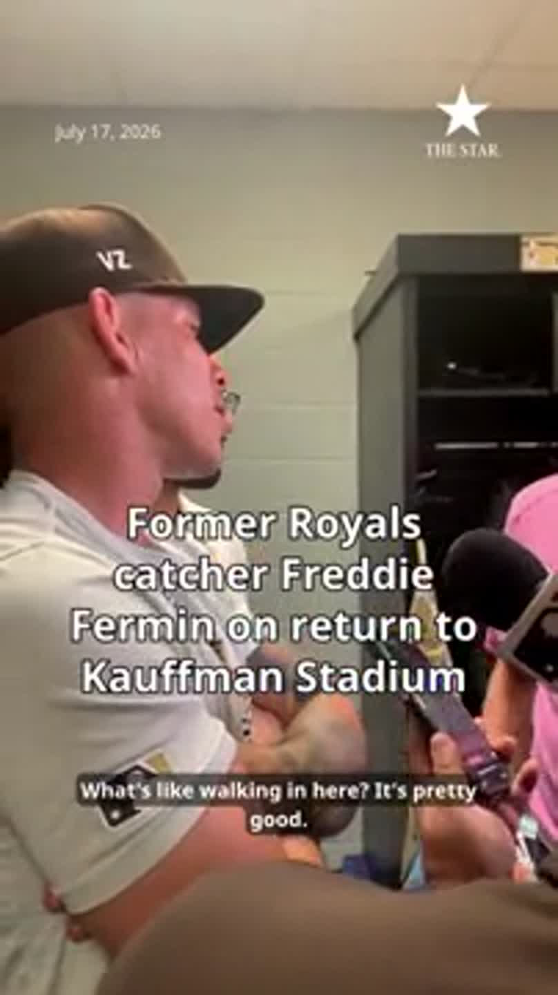 Former Royals catcher Freddy Fermin details Kauffman Stadium return