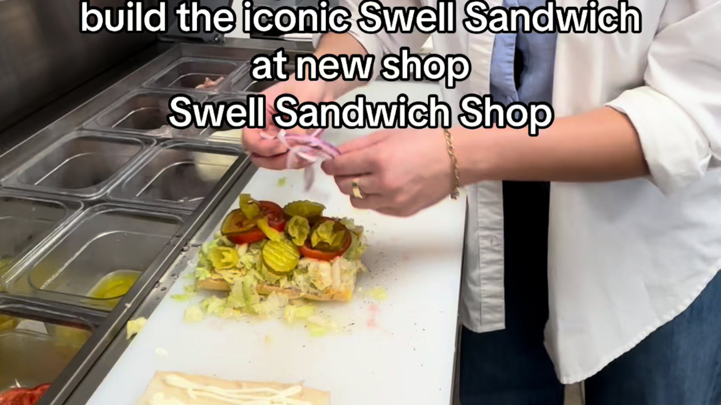 Swell Sandwich Shop opens in Pismo Beach. Watch owner make the fan-favorite sandwich