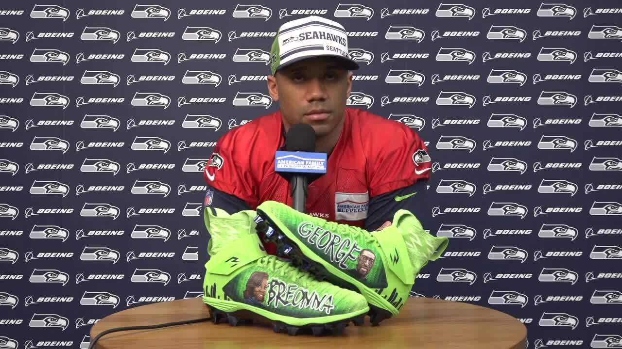 Russell Wilson has Black Lives Matter for My Cause My Cleats Tacoma News Tribune