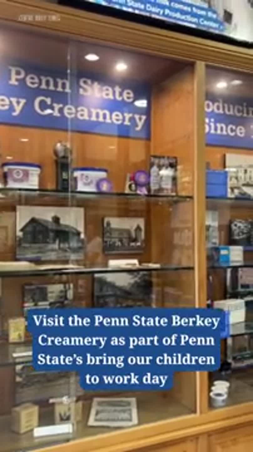Penn State's Berkey Creamery one stop of the university's Bring Our Children to Work Day