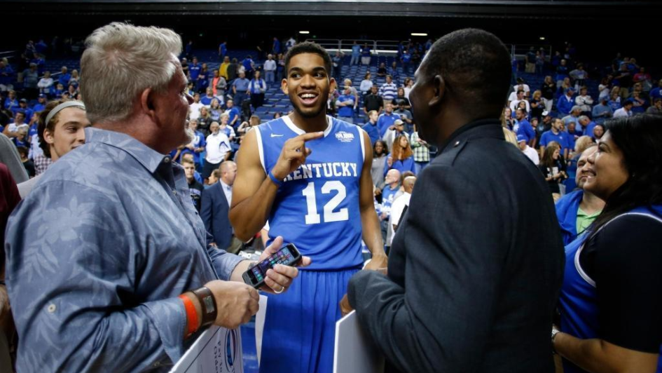 Former UK basketball player Karl-Anthony Towns talks Mark Pope