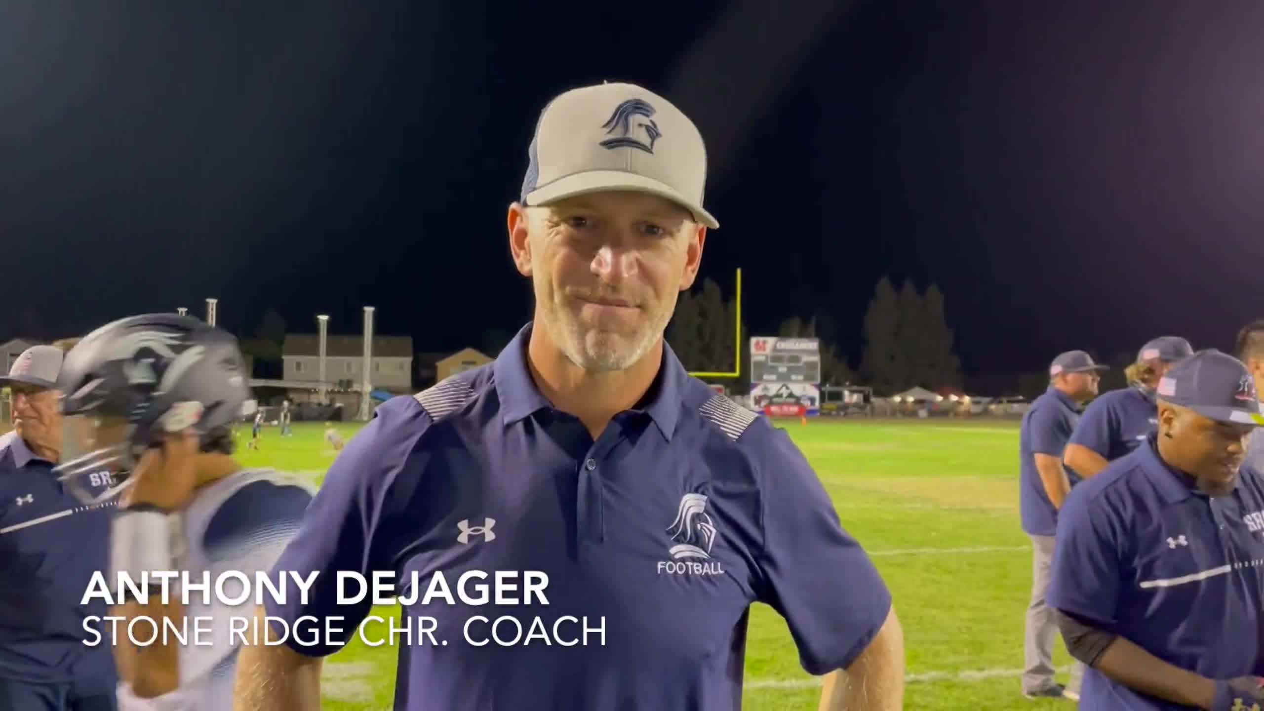 Watch interviews with coaches after Stone Ridge Christian’s win over Modesto Christian
