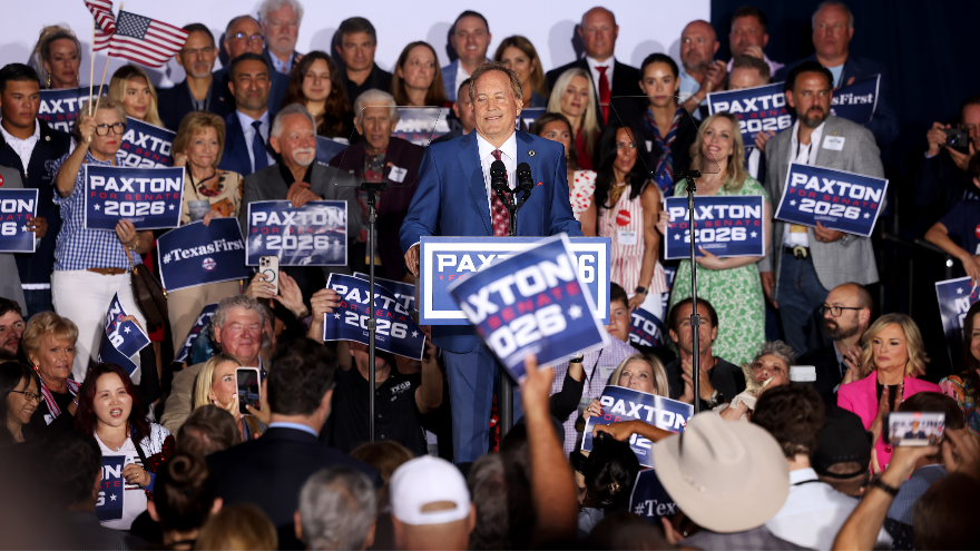 Ken Paxton calls James Talarico a radical after runoff win