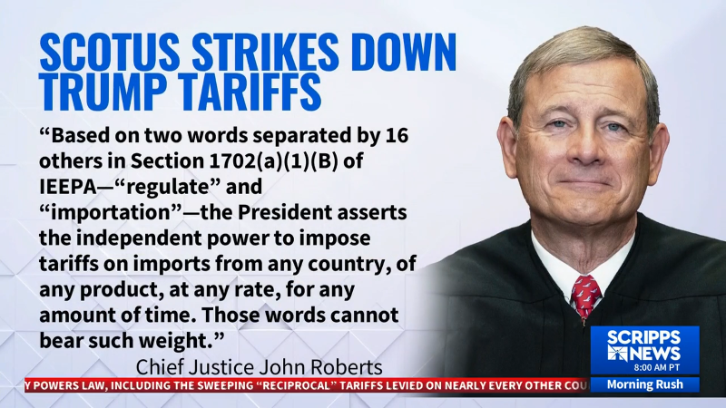 Supreme Court strikes down Trump tariffs: Watch
