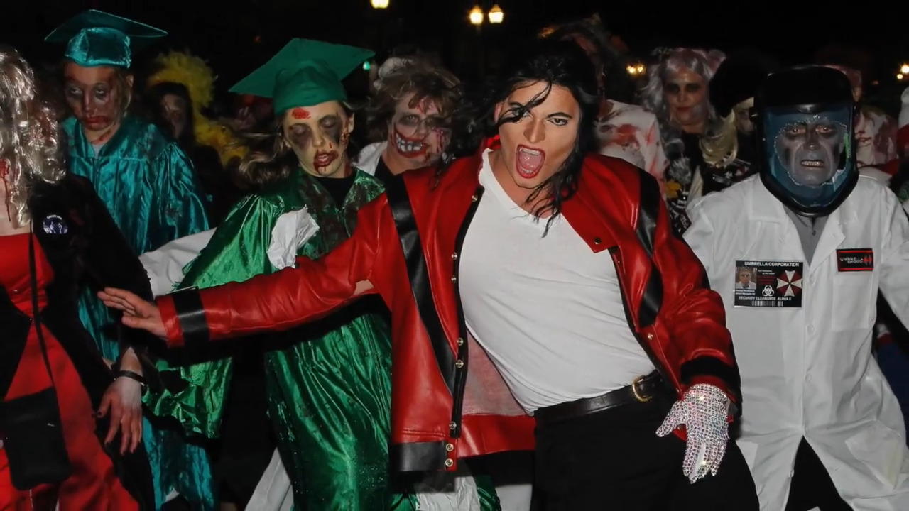 Lexington’s Halloween parade and a Thriller ending