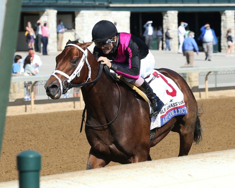 Watch Art Collector win the Toyota Blue Grass Stakes at Keeneland
