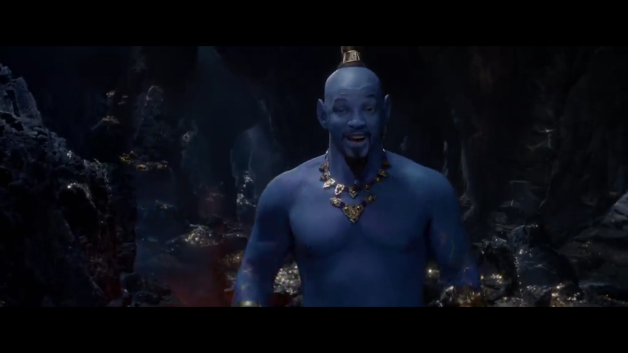 New Aladdin trailer gives peek at Will Smith as the Genie
