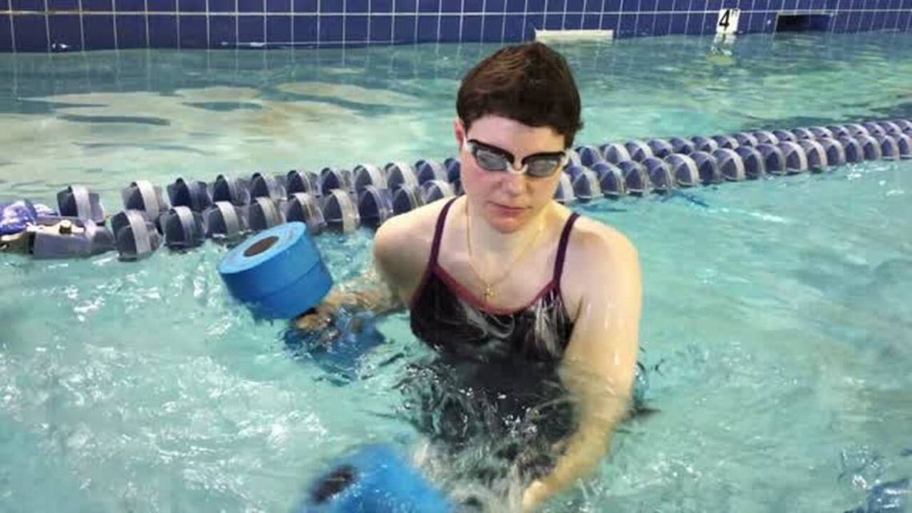 Blindness does not stop Jamie Crowell