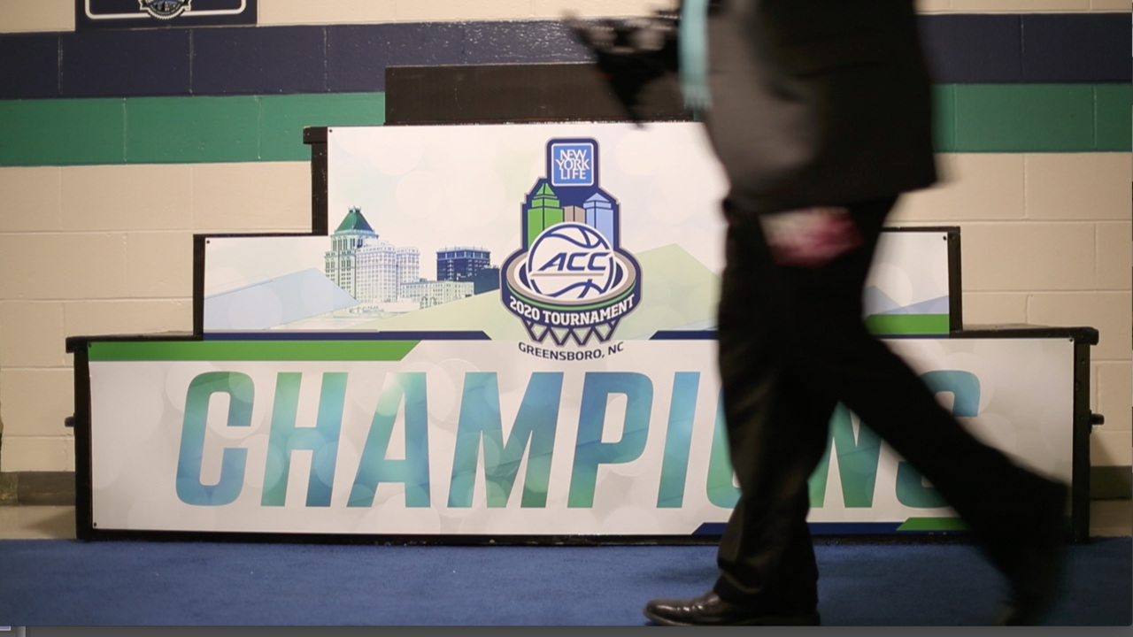Scenes from Greensboro as the ACC cancels the men’s basketball tournament