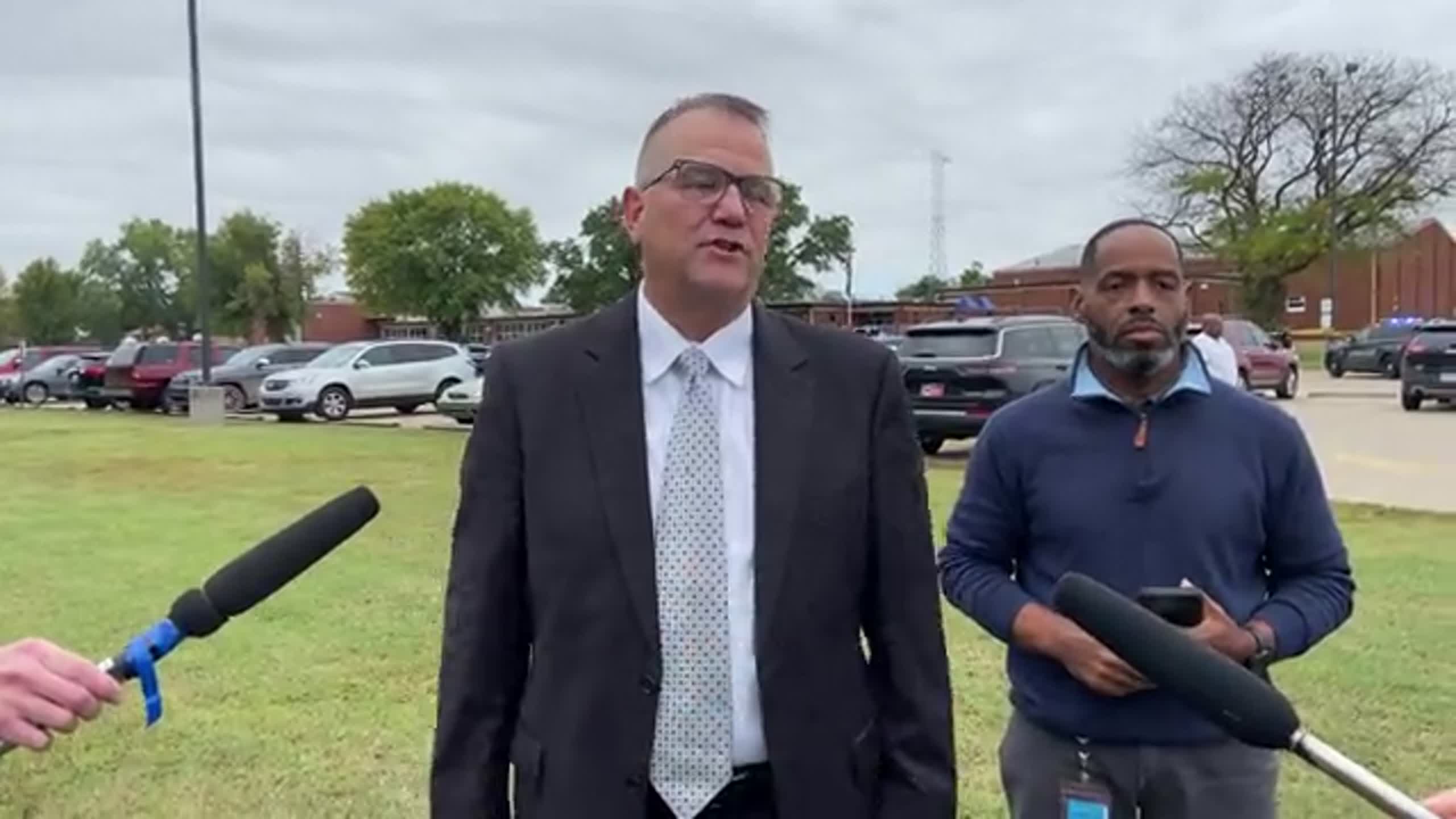 Man shoots wife while dropping off kids at a Wichita elementary school, sheriff says