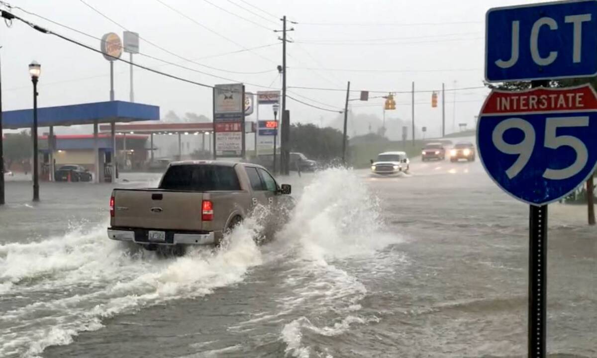 Street flooding causes dangerous conditions in Benson